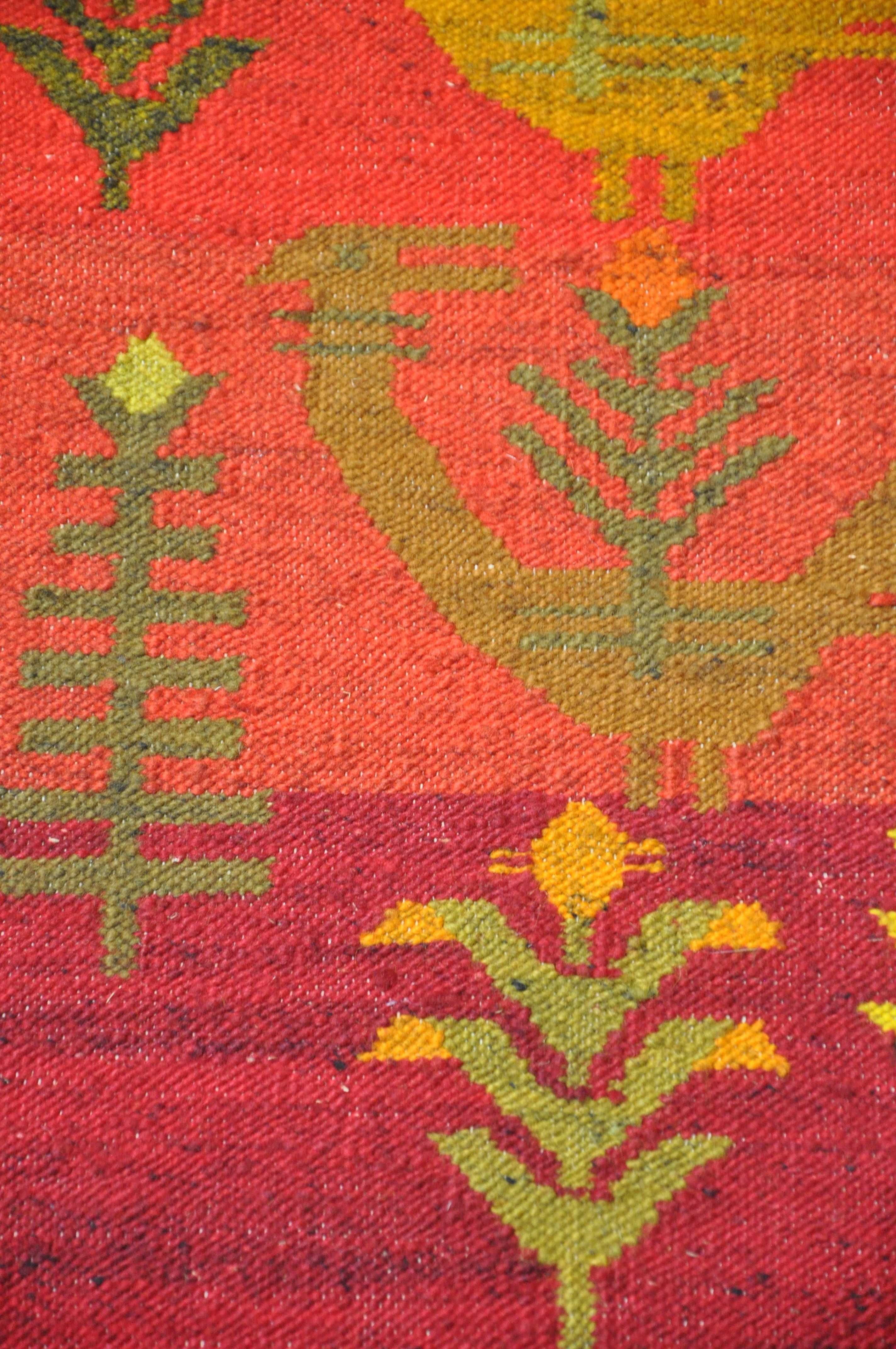 kilim ,, Wodna kurka'' M. Bujakowa ZWW CEPELIA retro PRL UNIKAT !