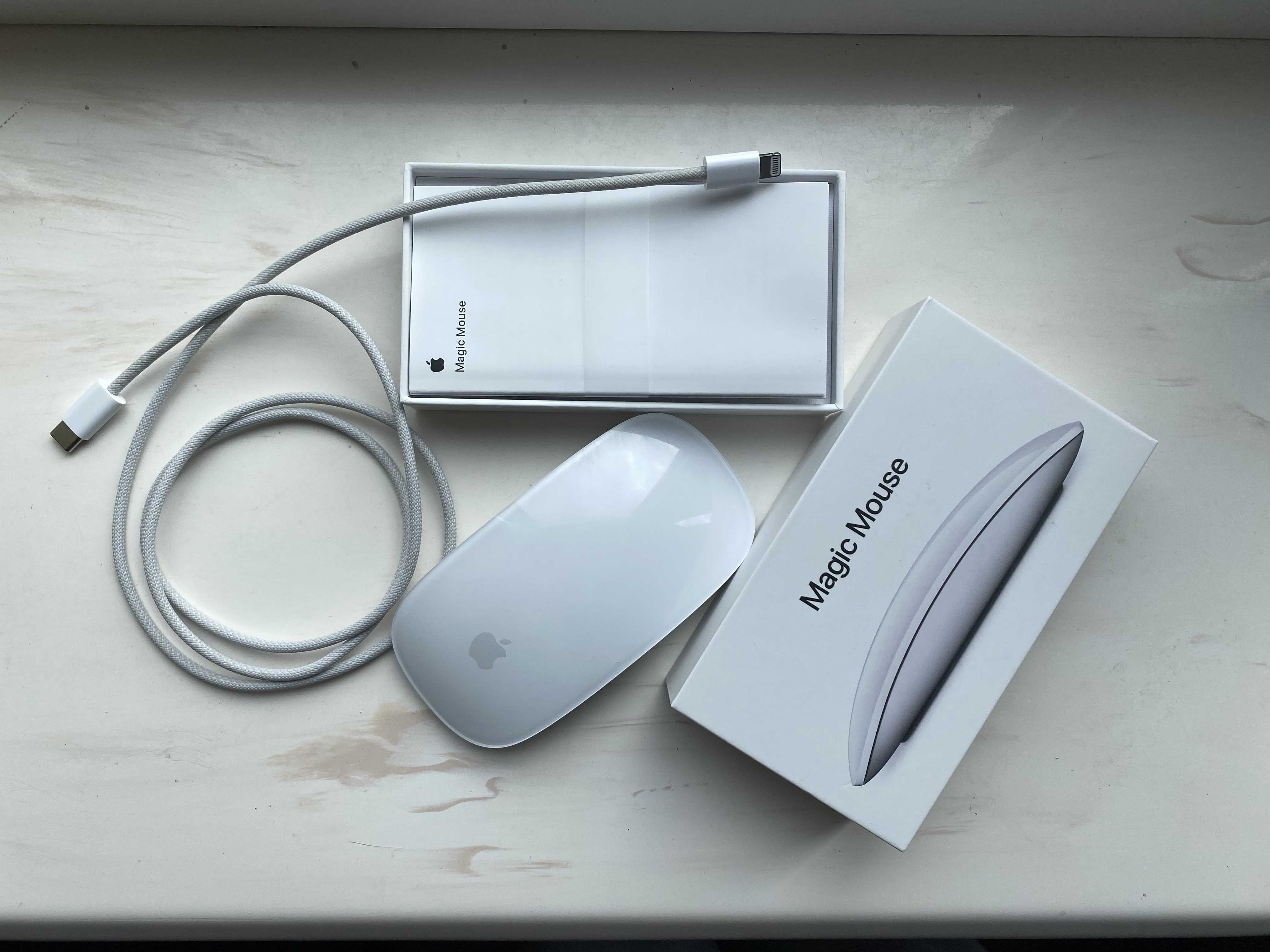 Миша Apple Magic Mouse Bluetooth White (MK2E3ZM/A)