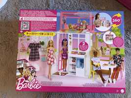 Barbie domek składany NOWY