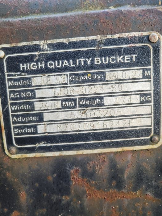 Łyżka koparko ładowarka Jcb 60 cm oryginał