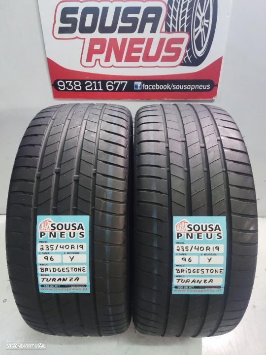 2 pneus semi novos 235-40r19 bridgestone - oferta dos portes