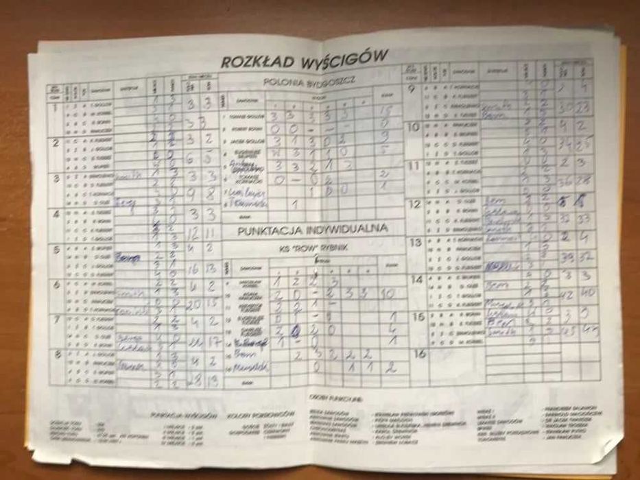 Program żużlowy DMP Row Rybnik - Polonia Bydgoszcz [1993r.]