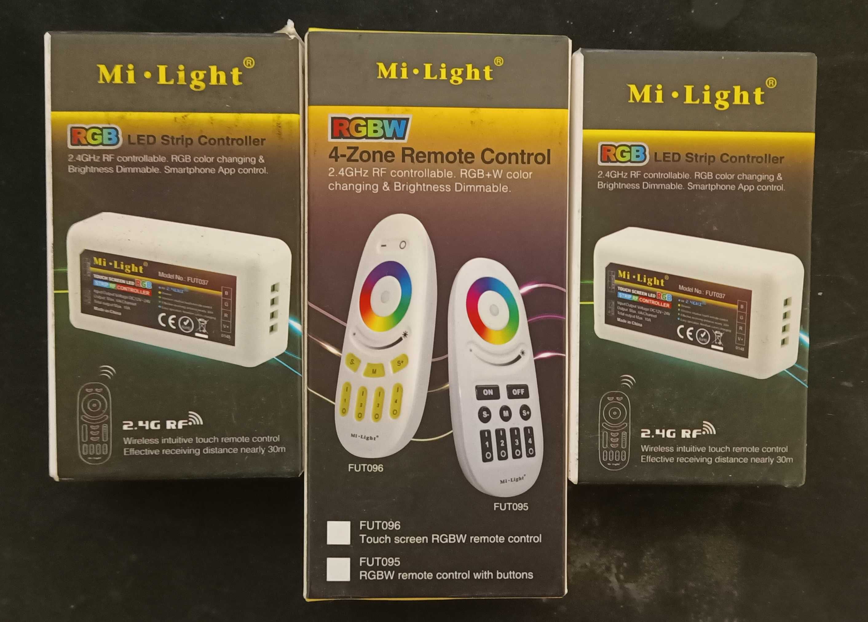 Mi-Light RGB FUT037 + четырех зонный пульт
