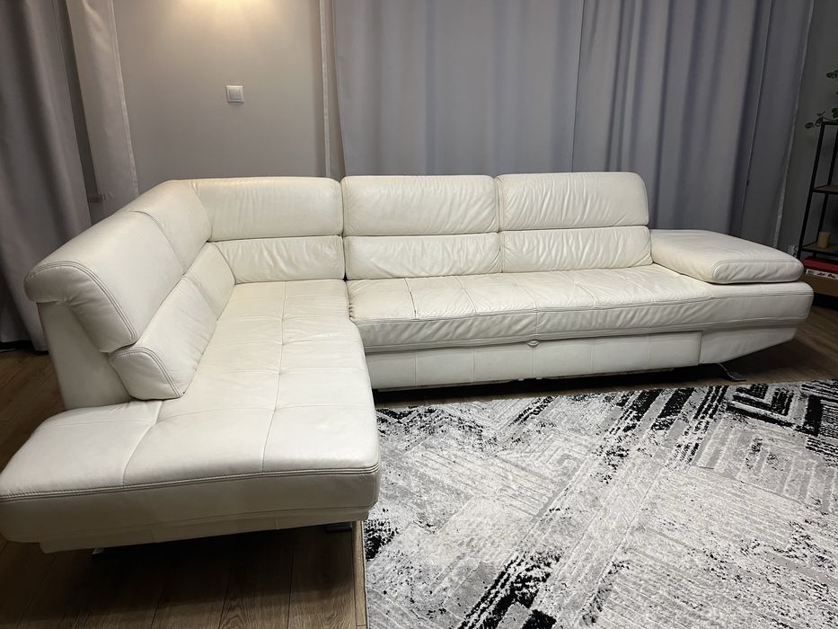 Narożnik ekoskóra! Duży! Wygodny! Funkcja spania!