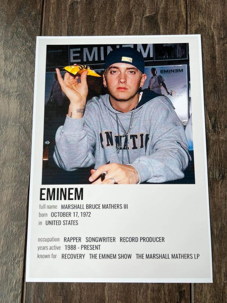 Plakat A4 kodak eminem