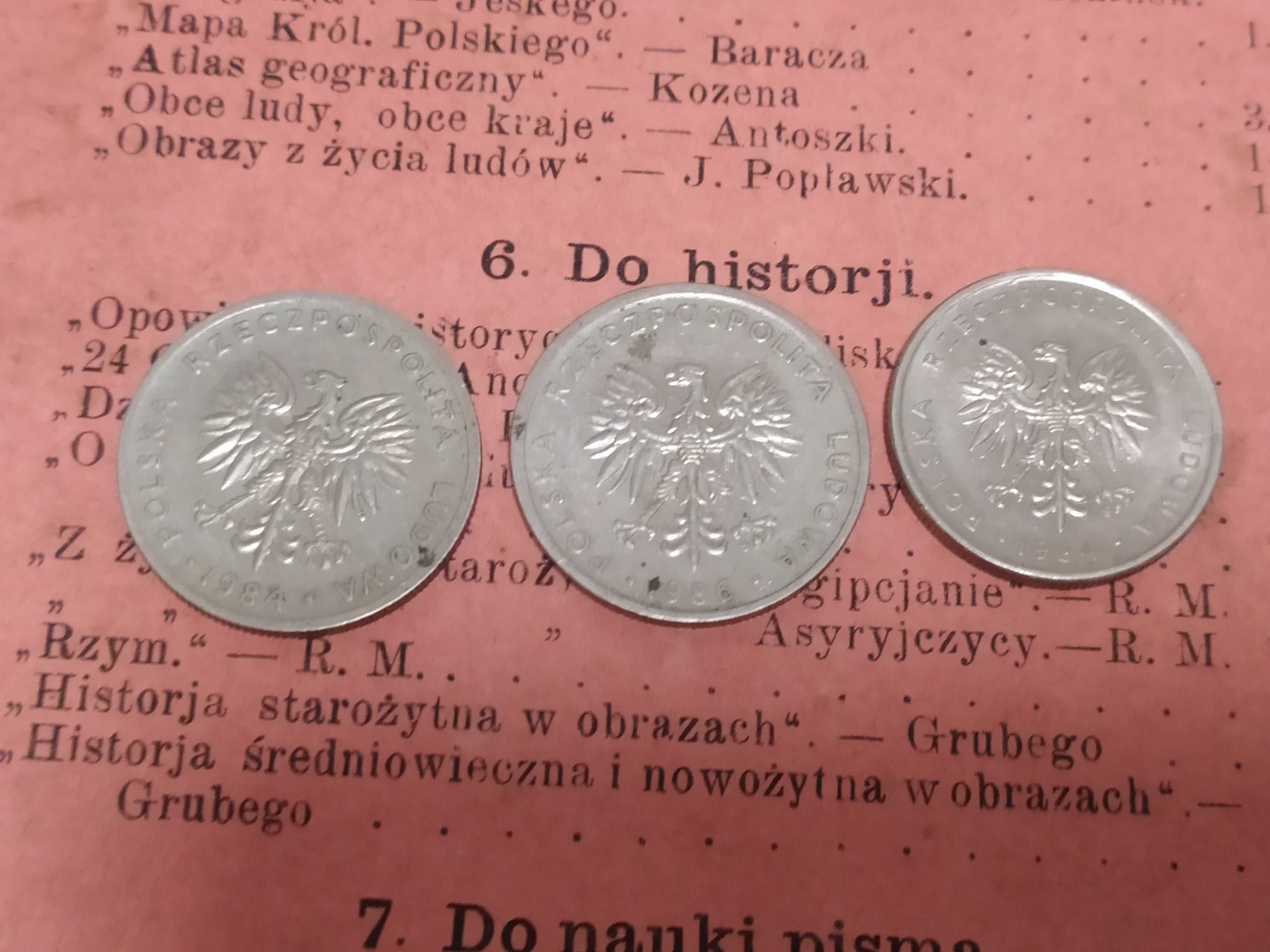 Monety 10 i 20 zł, lata 80