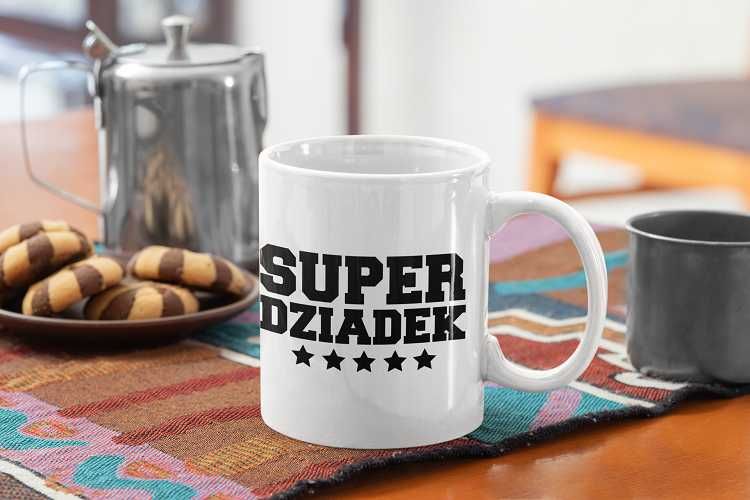 Kubek dla Dziadka na PREZENT - SUPER DZIADEK na Dzień Dziadka