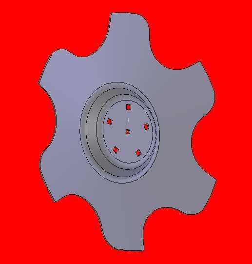 Talerz skrajny prawy ø560/4