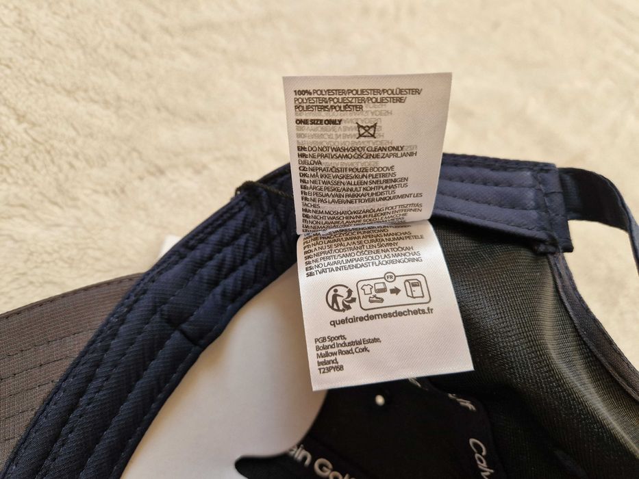 Nowa granatowa czapka z daszkiem Calvin Klein z metką