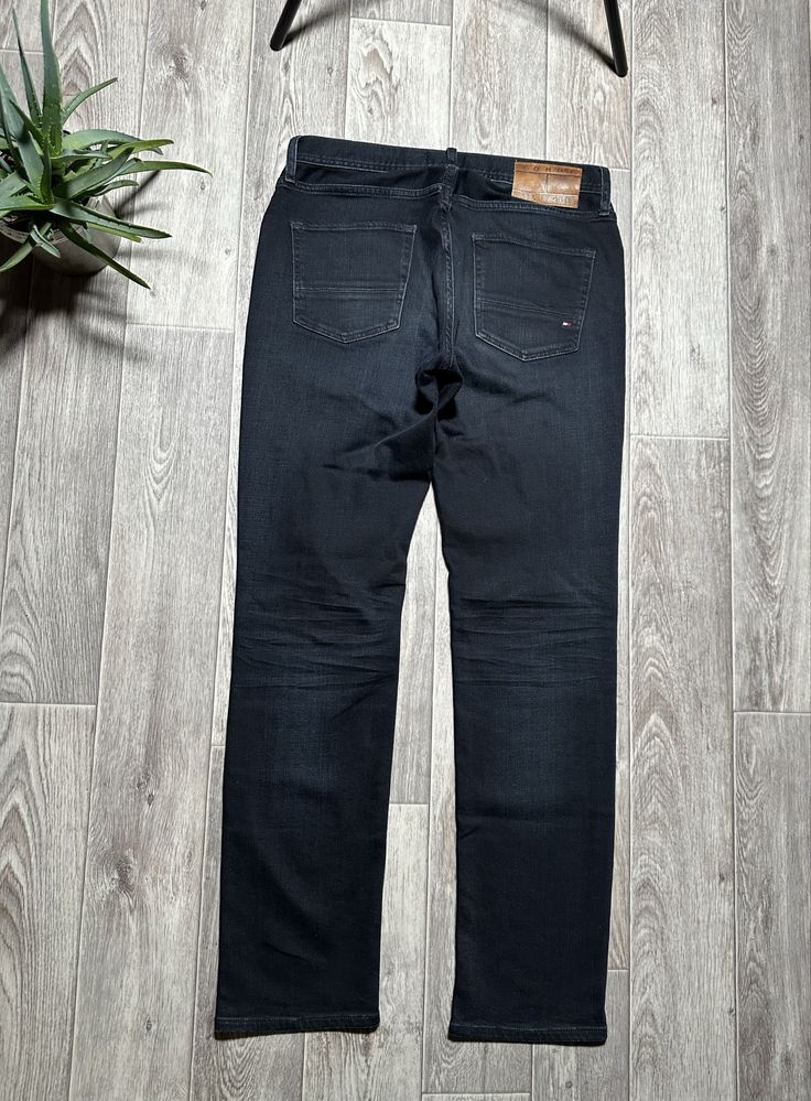 Джинси Tommy Hilfiger Denton Stretch Straight Fit Navy Jeans