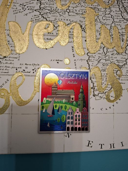 Kolorowy magnes Olsztyn Mazury