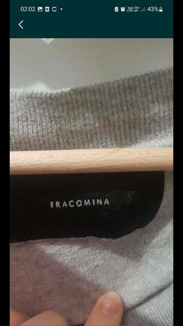 Sweter z kaszmirem Fracomina rozm. S