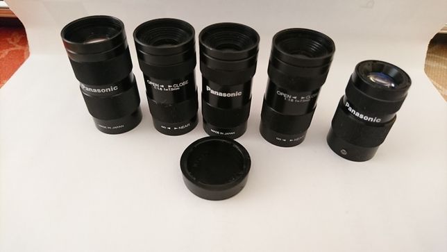 Lote 11 lentes para micro câmaras Panasonic