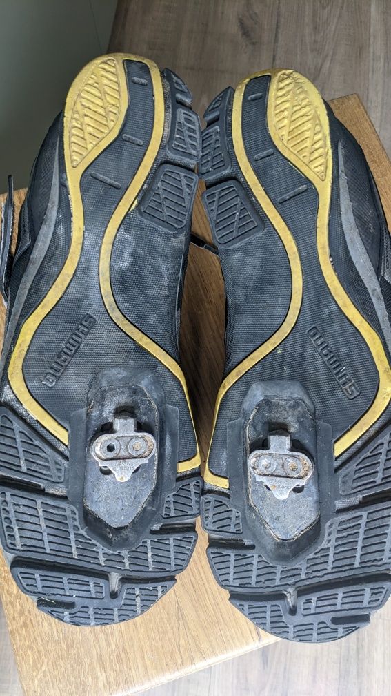 Контактні черевики Shimano з шипами  29 см устілка