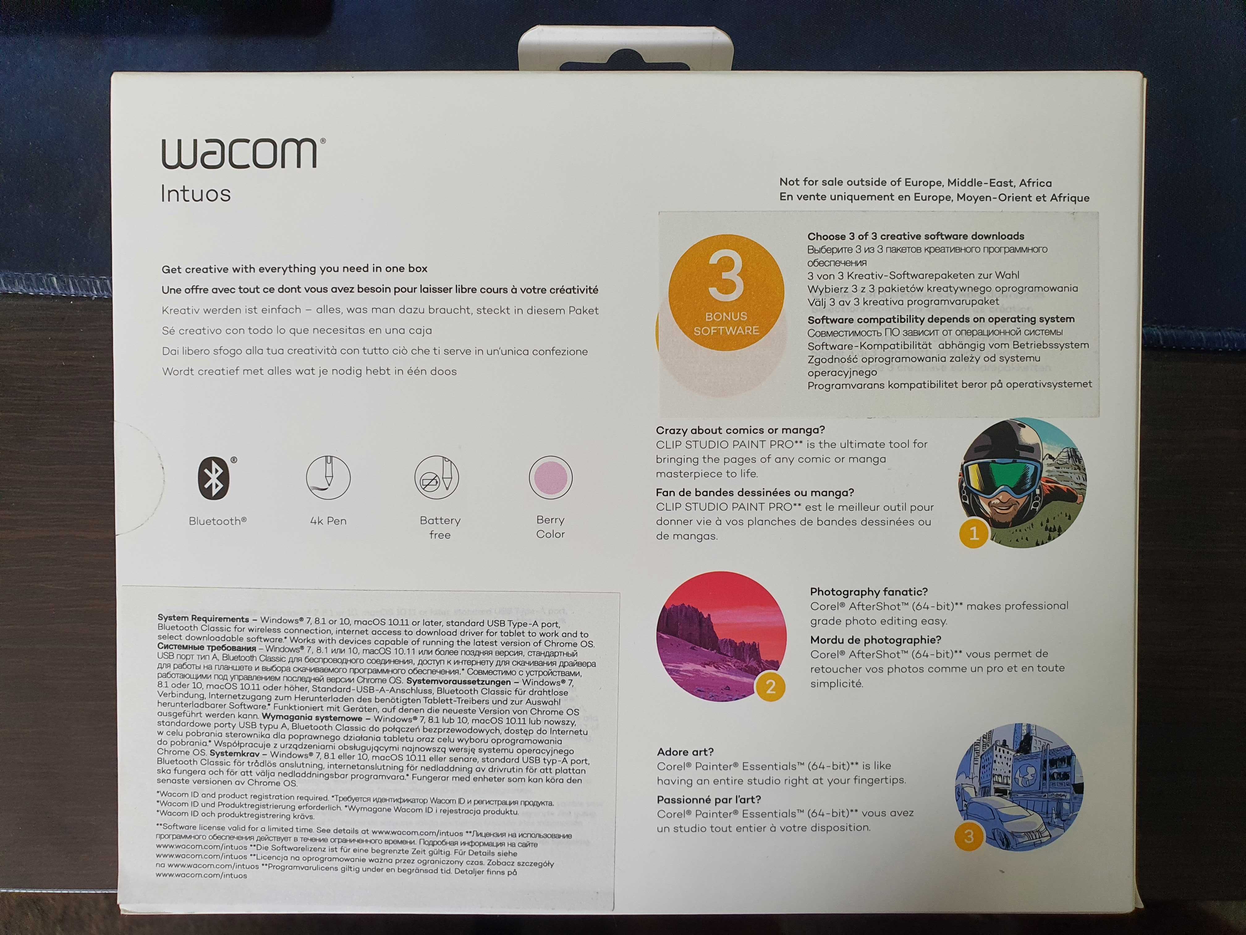 Tablet graficzny Wacom Intuos Small - NOWY!!!