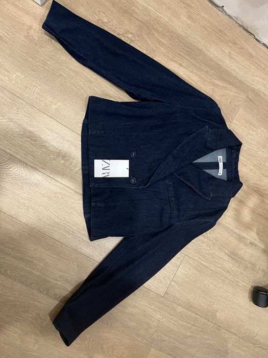 Пиджак кроп denim Zara р.XS