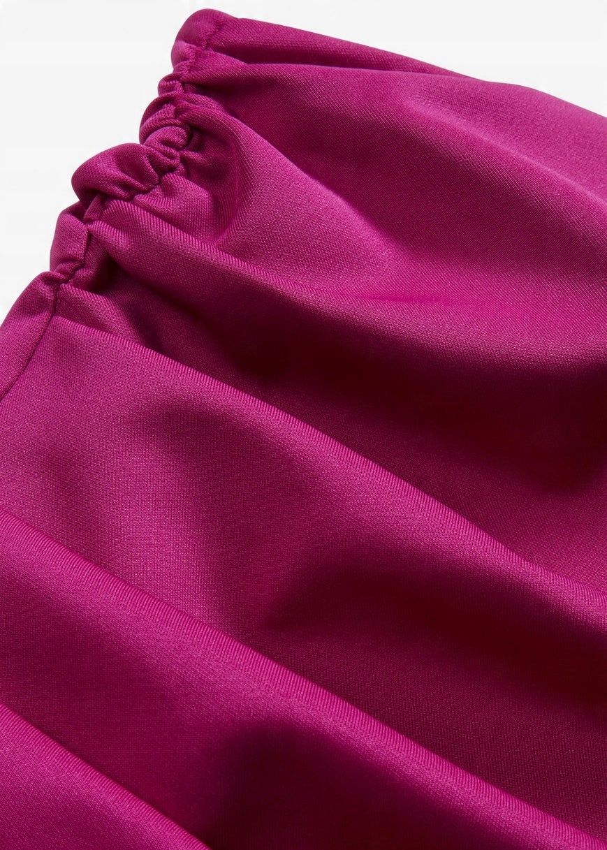 B.P.C bluzka top bandeau marszczony biskupi 40/42.