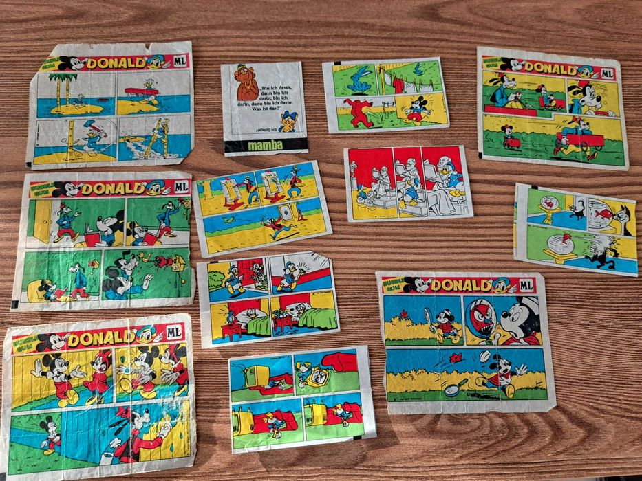 Obrazki z gumy Donald i inne zestaw nr 4