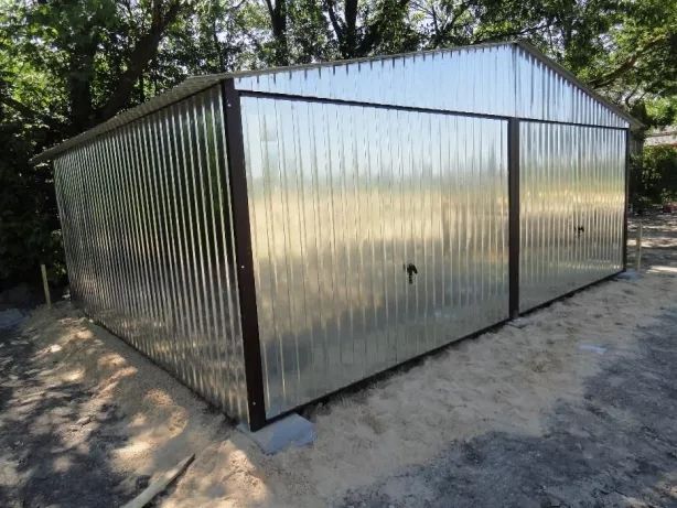 Garaż podwójny Blaszak 6x5 6x6 dwa stanowiska Na 2 samochody PROMOCJA