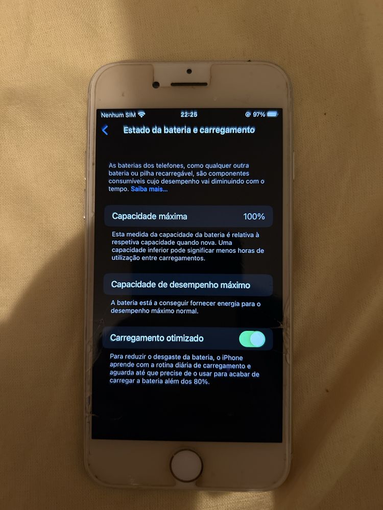 Iphone 8 plus bateria 100%