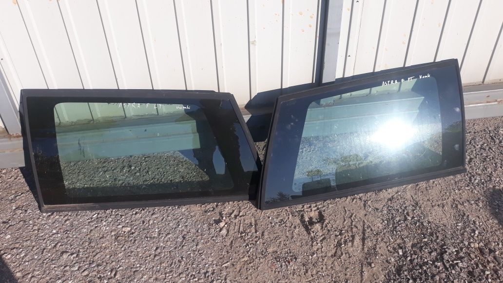 Opel Astra 1 l F kombi, szyba karoseryjna karoserii prawa prawy tył
