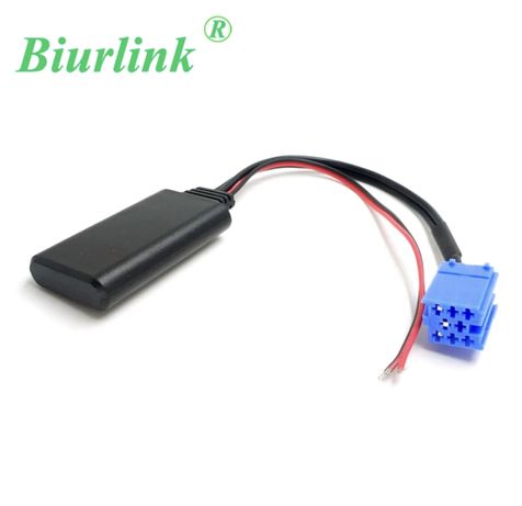 Biurlink For Blaupunkt 8Pin Mini ISO Audio Aux In Port Bluetooth Modul