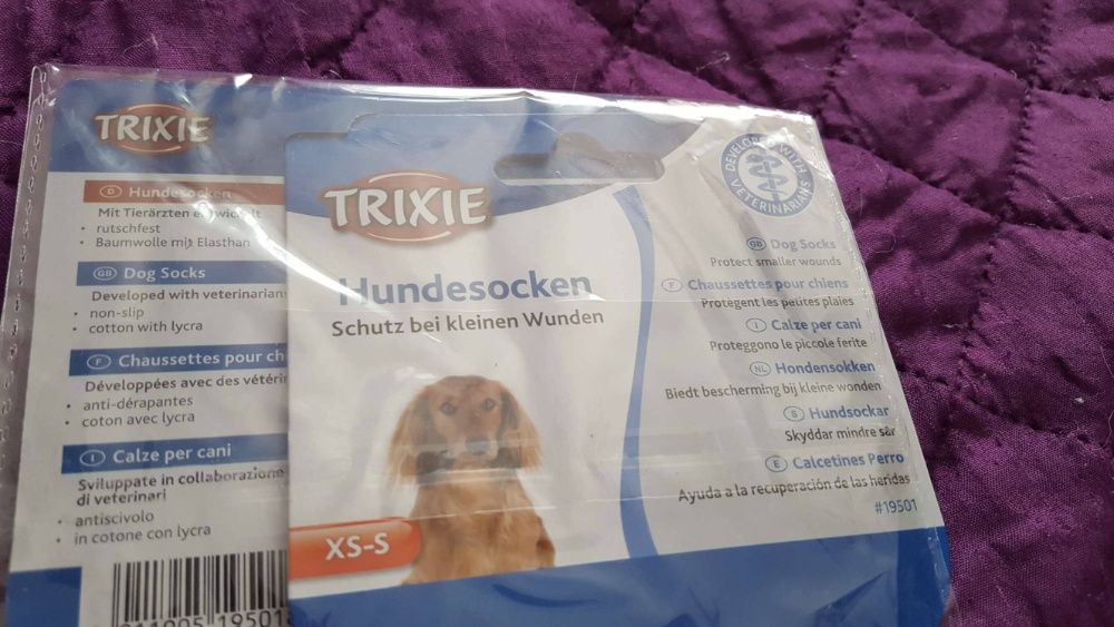 Skarpetki dla psa antypoślizgowe Trixie, 4szt XS-S nowe