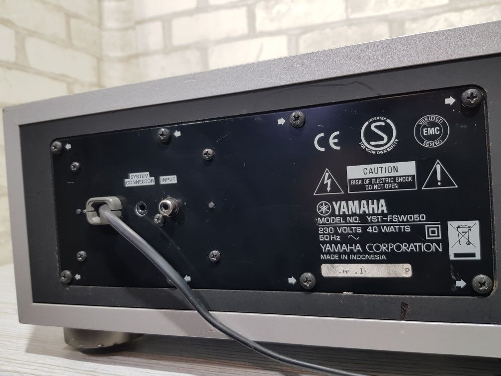 Активний сабвуфер YAMAHA YST-FSW050, потужність 100 Вт,б/у з Німеччини