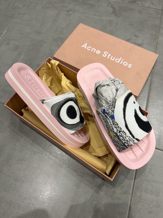 Тапки бренду Acne Studios/ шльопки