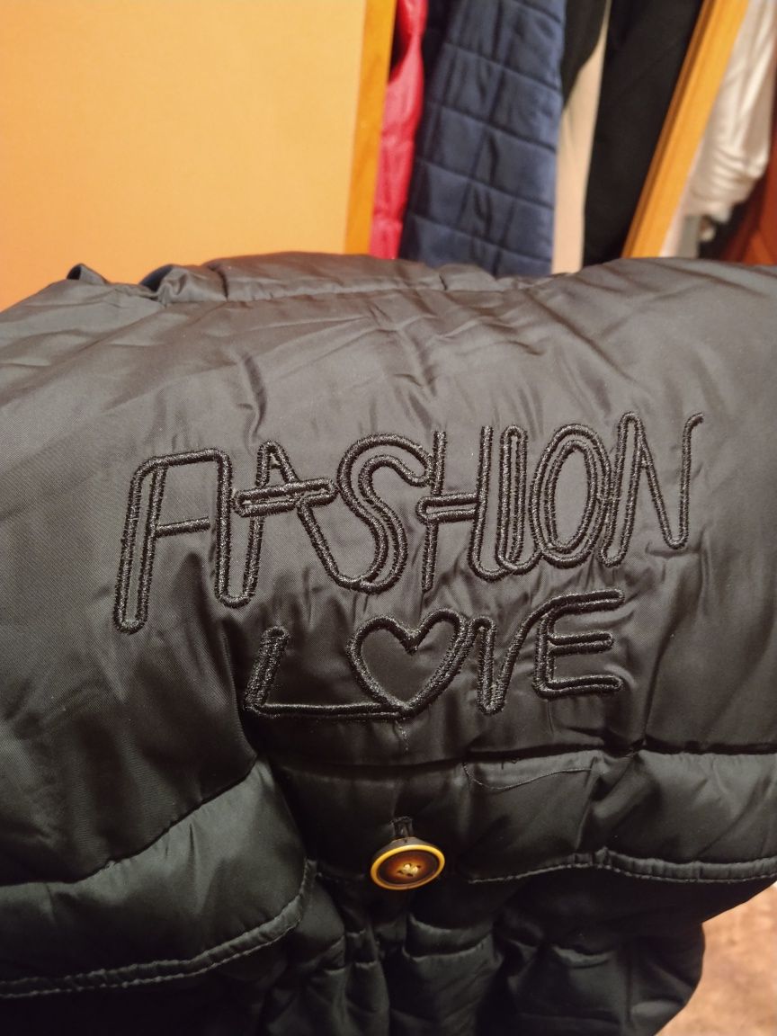 Kurtka parka na zimę fashion love 140