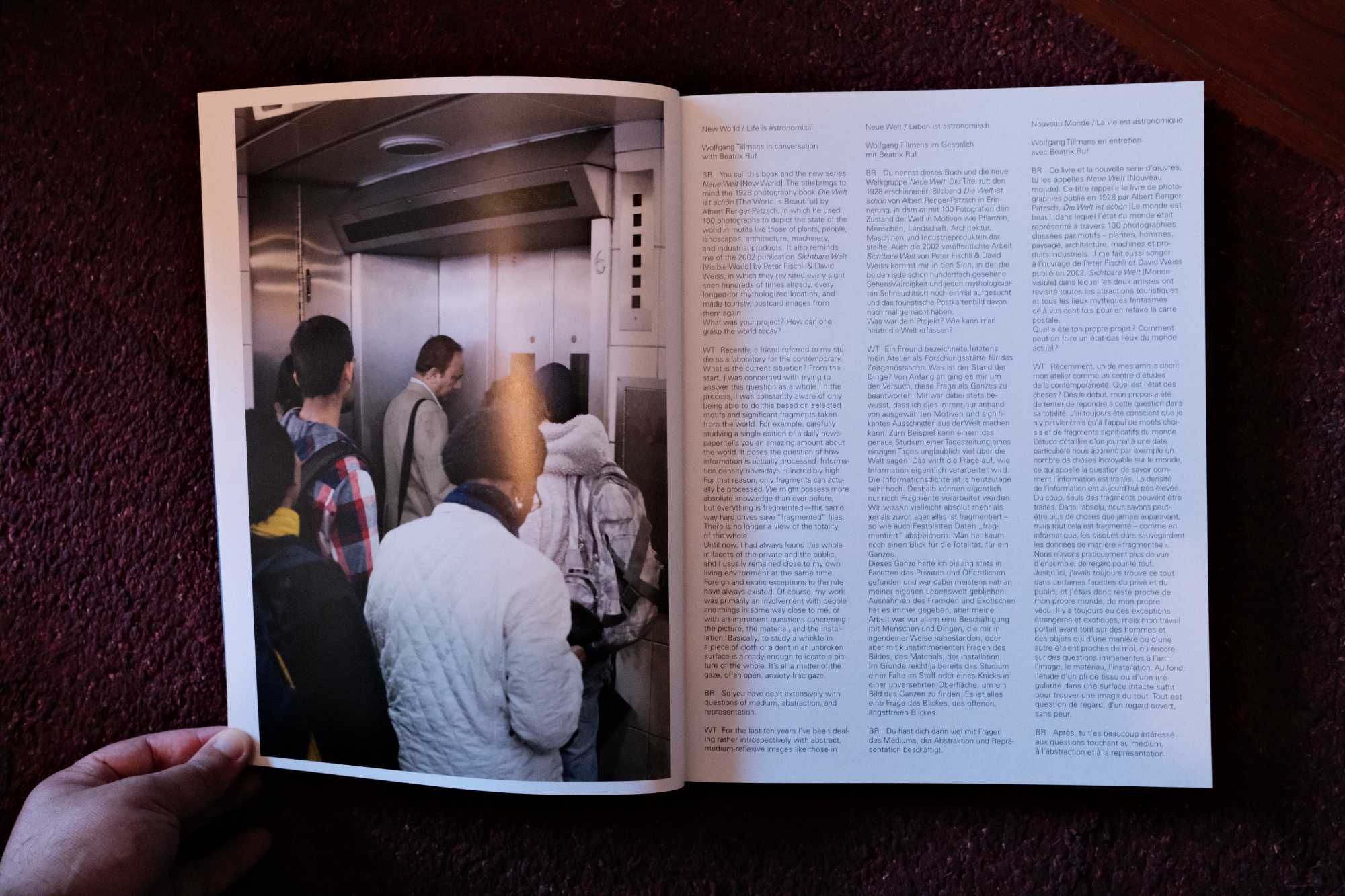 'Neue Welt', Wolfgang Tillmans (2012)