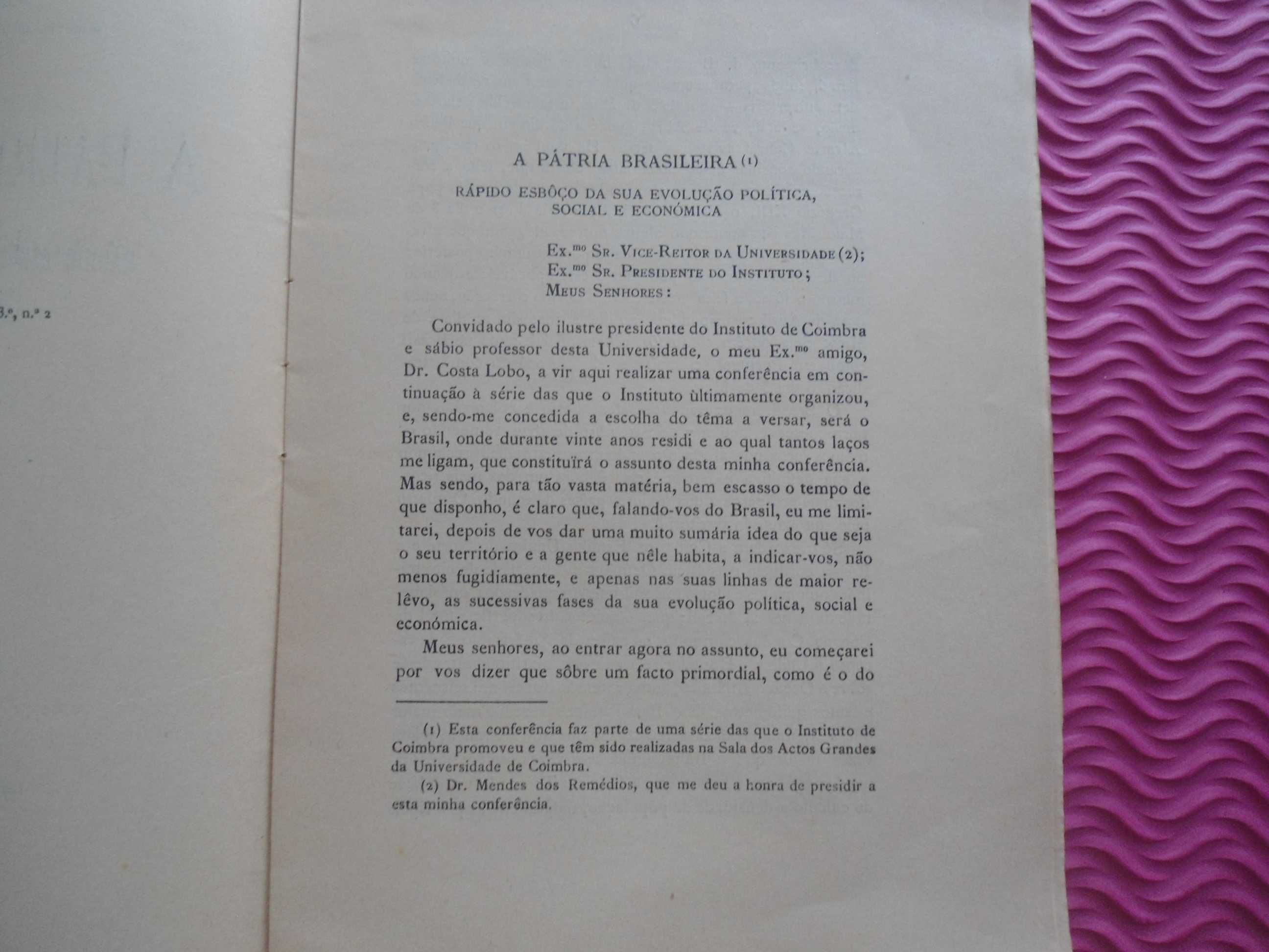 A Pátria Brasileira por DR. Bettencourt Rodrigues (1926)