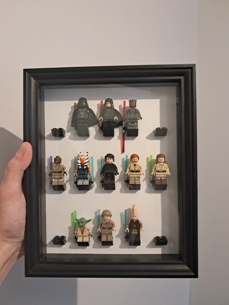 ramka na figurki lego star wars, harry potter