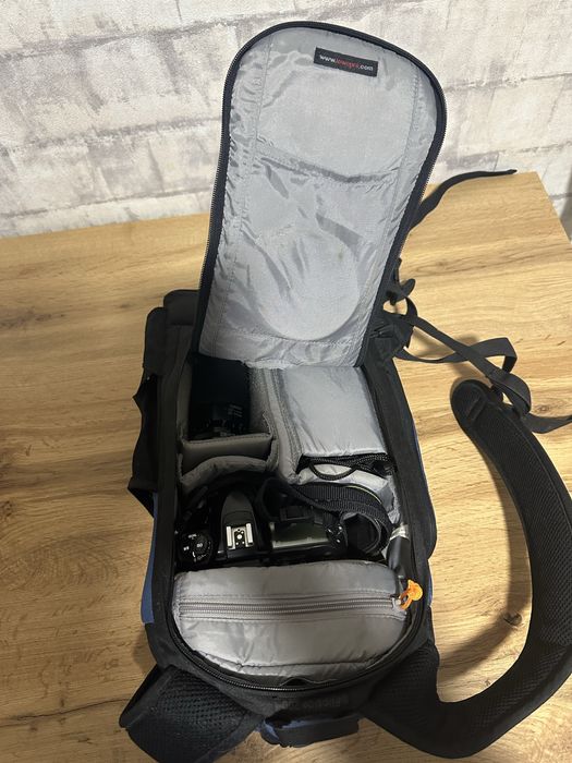 Объектив Nikon и Tamron + фоторюкзак Lowepro