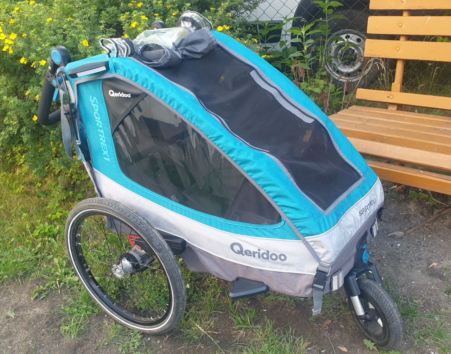 Przyczepka rowerowa jednoosobowa qeridoo sportrex 1 /2020 r