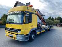 Mercedes Atego 1229 Pomoc Drogowa HDS, pojazd specjalny. 6 Miejsc
