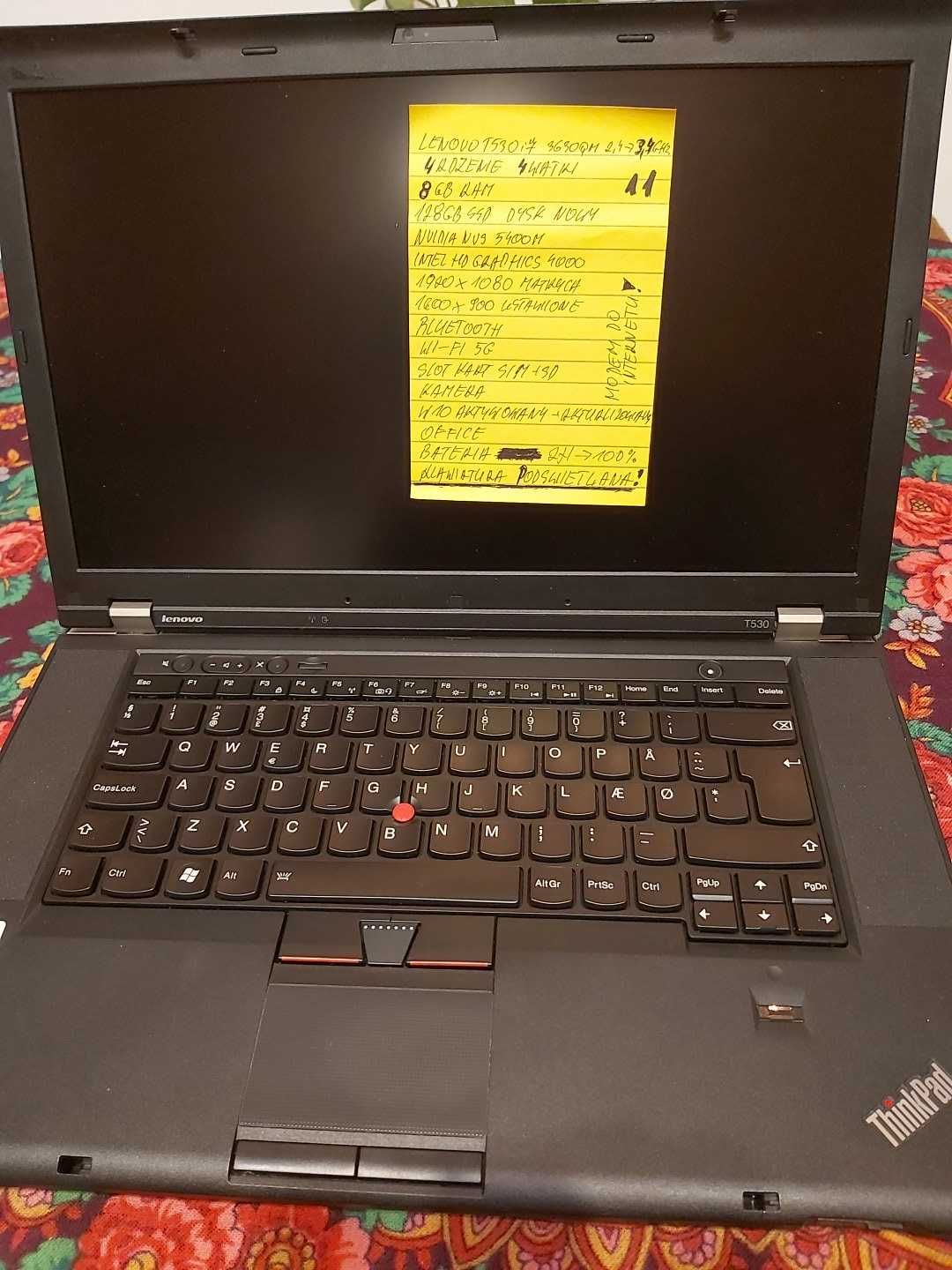 Lenovo T 15/512/12/ kamera