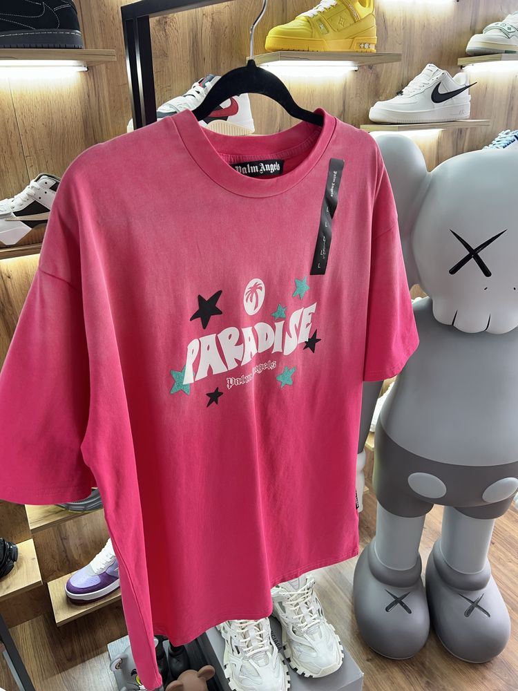 Футболка PALM ANGELS “Paradise” Faded Pink