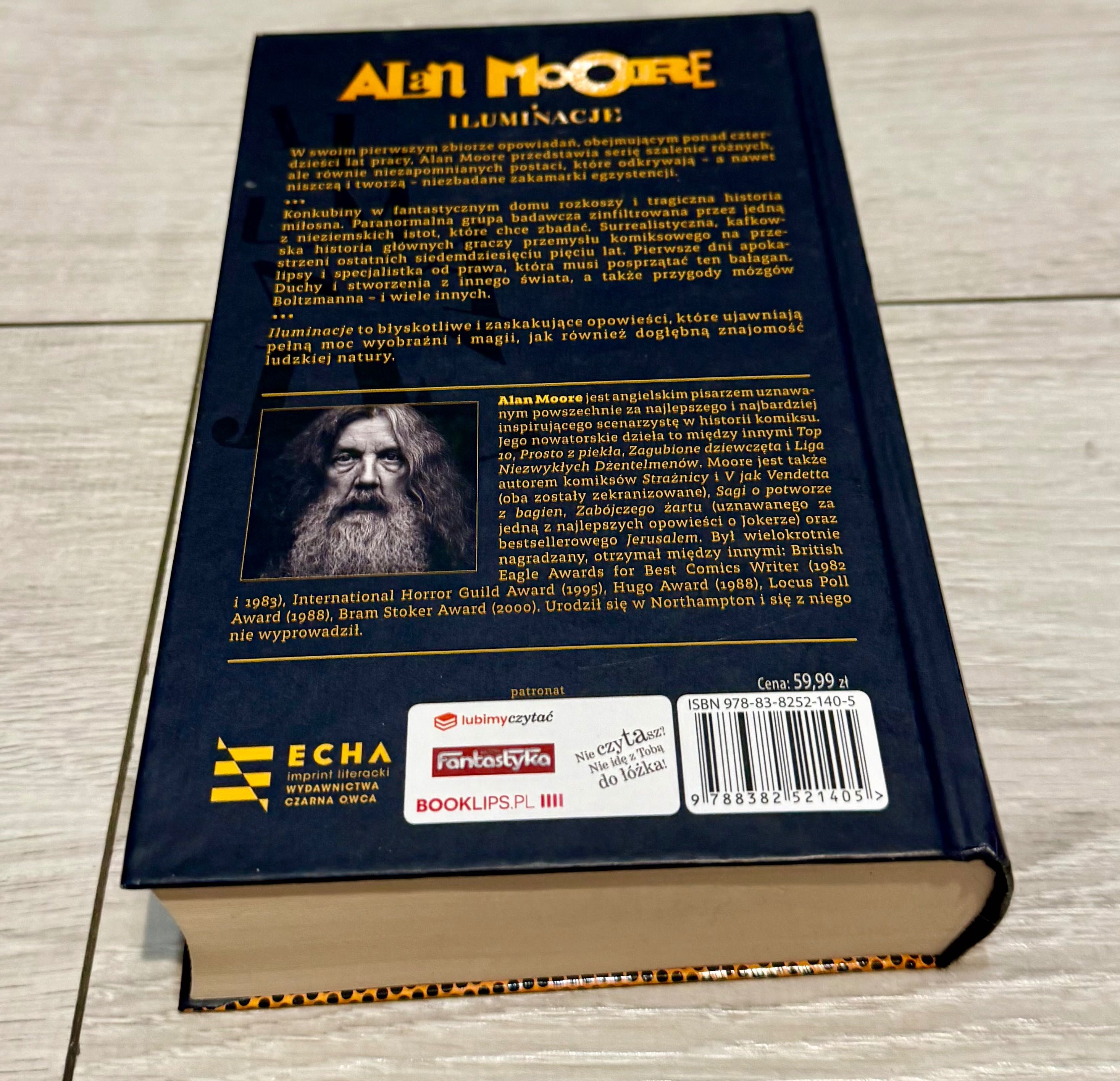 Alan Moore Iluminacje książka horror kryminał fantasy