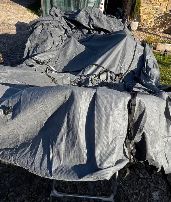 Cobertura Cinza 7,10m para AutoCaravana