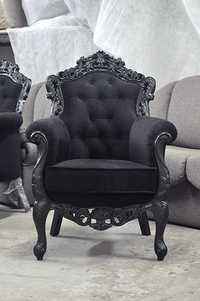 Барокко кресло в черном цвете (возможны варианты по цвету)
