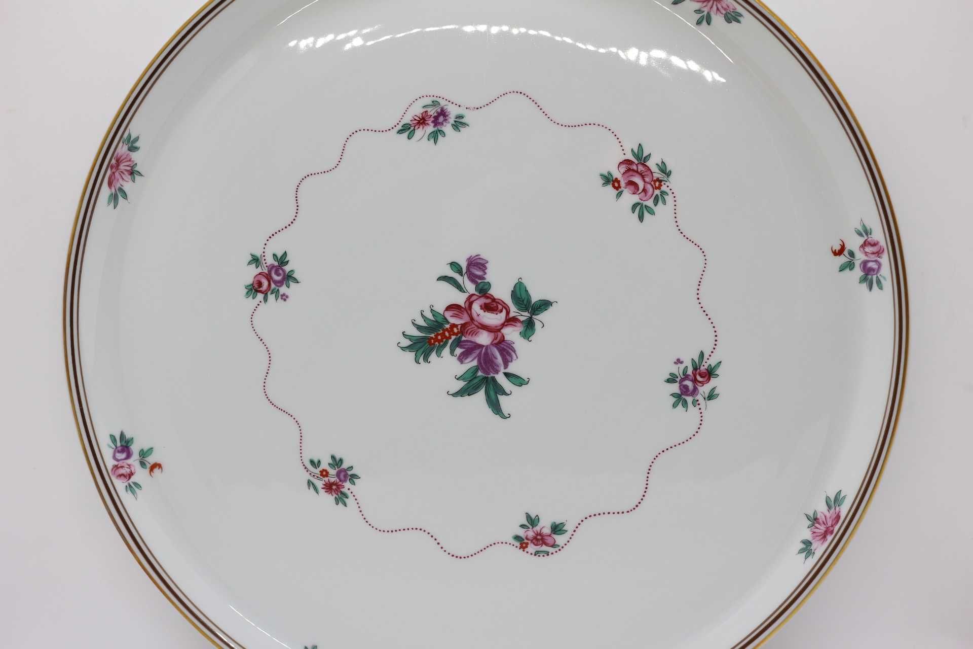 Prato de Tarte Coleção Sílvia Vista Alegre 1980 28,3 cm