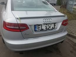 AUDI A6 C6 S6 RS spoiler na klape tuning