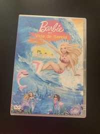 DVD da Barbie em Vida de Sereia