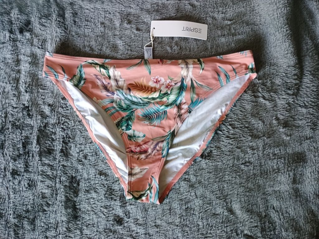 Dół od bikini Tropikalne kwiaty