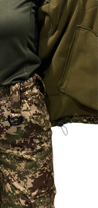 Жіноча військова осіння  тактична куртка Хижак НГУ на флісі