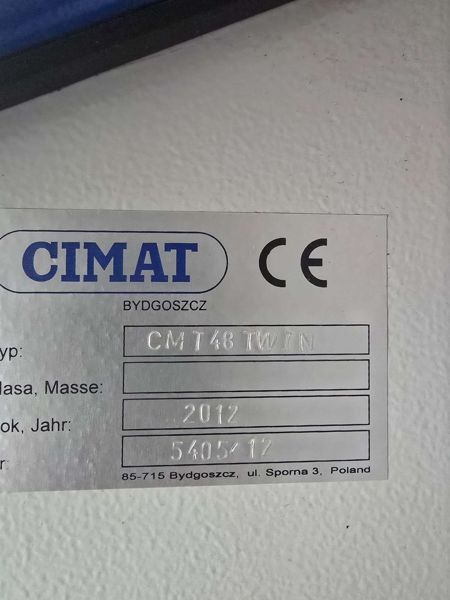 Wyważarka doważarka firmy cimat