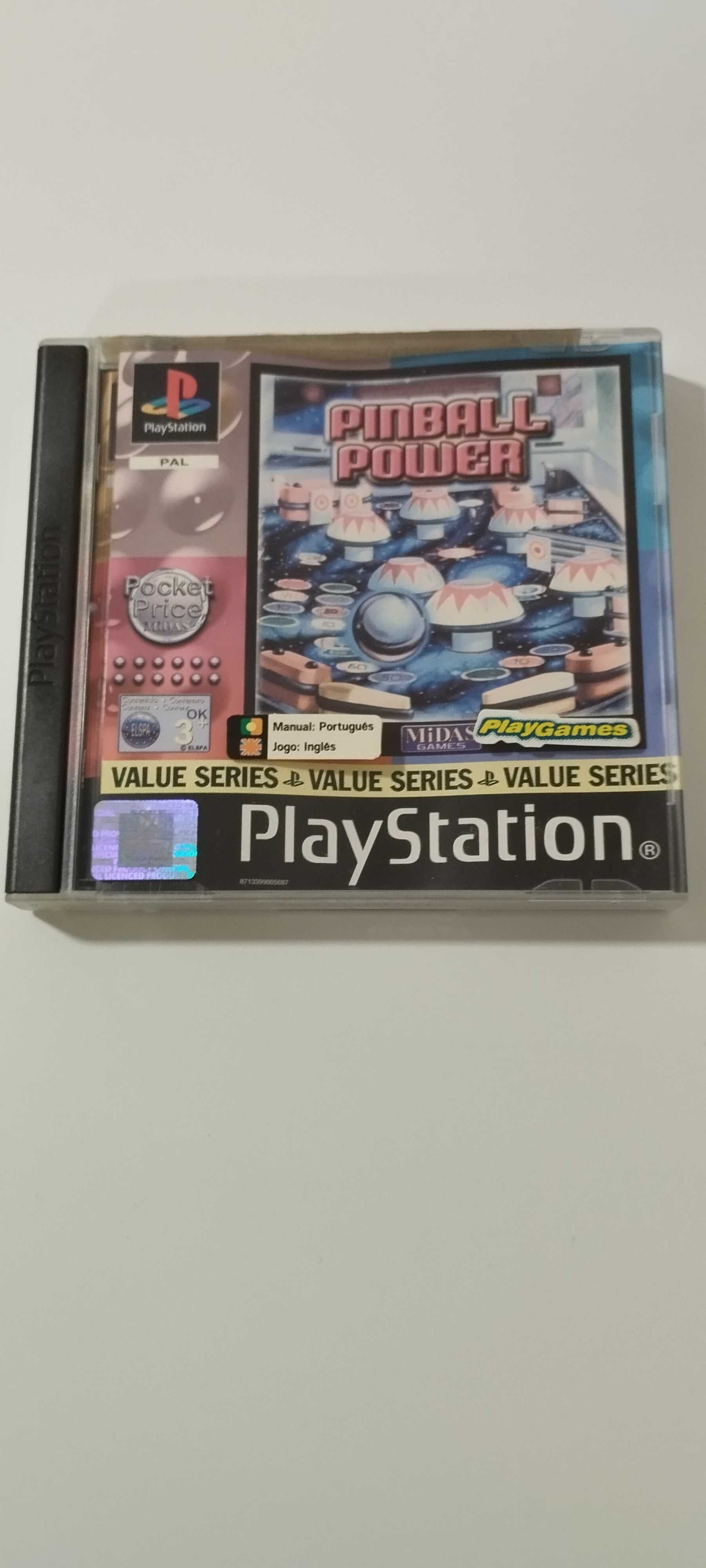 Pinball Power - Jogo Playstation 1 - PS1