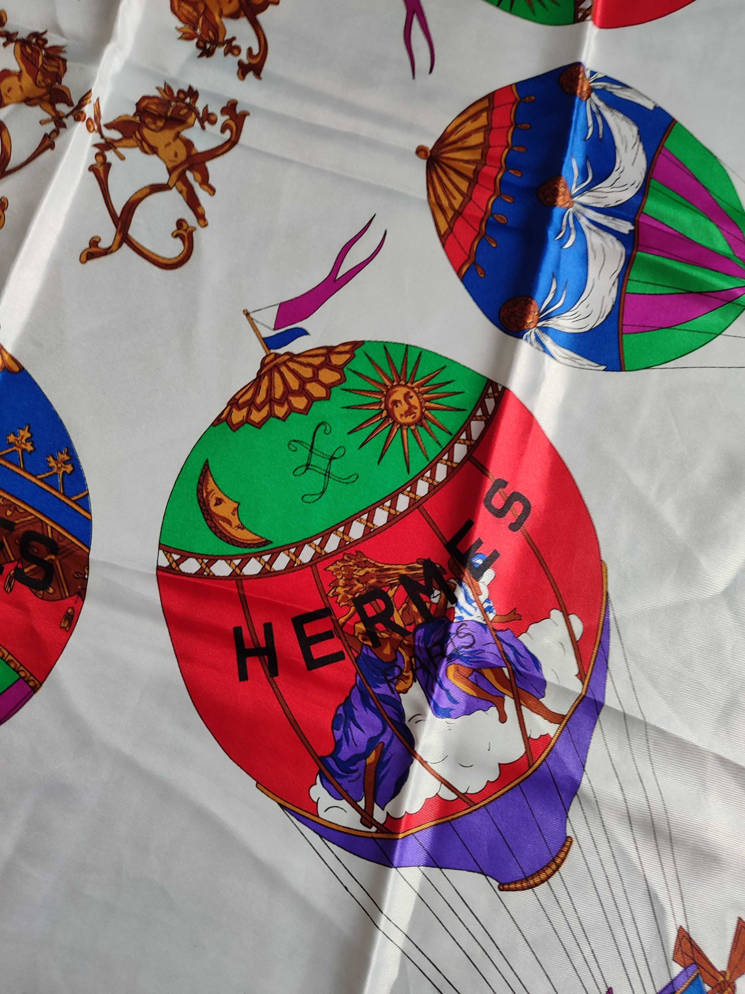 Hermes Винтажный платок хустка Воздушные шары