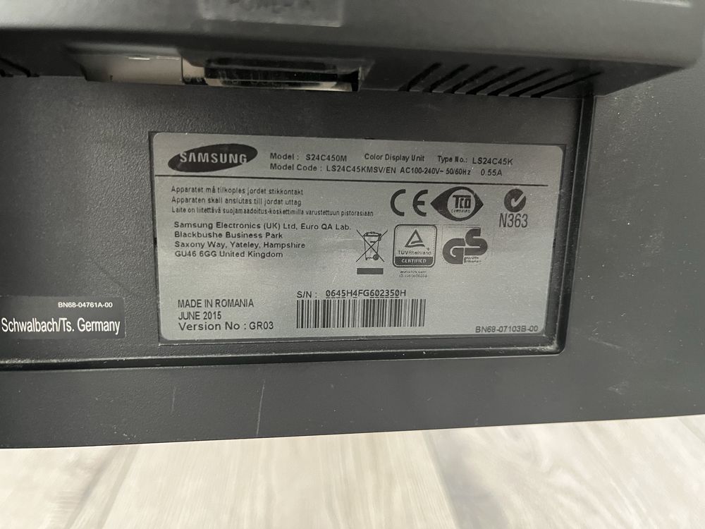 Monitor Samsung S24C450M